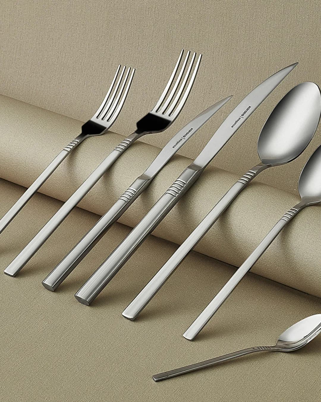 Karaca Kaşık Takımı 84 Parça V 2 Elegance Nil Platin - 1. görsel