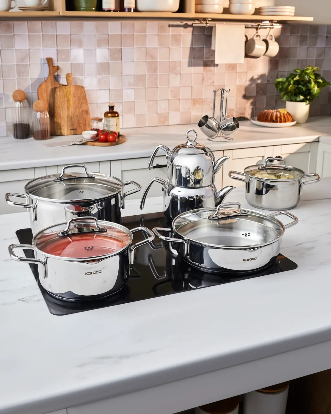 Karaca Tencere Set 15 Parça Martha 316 Powersteel
