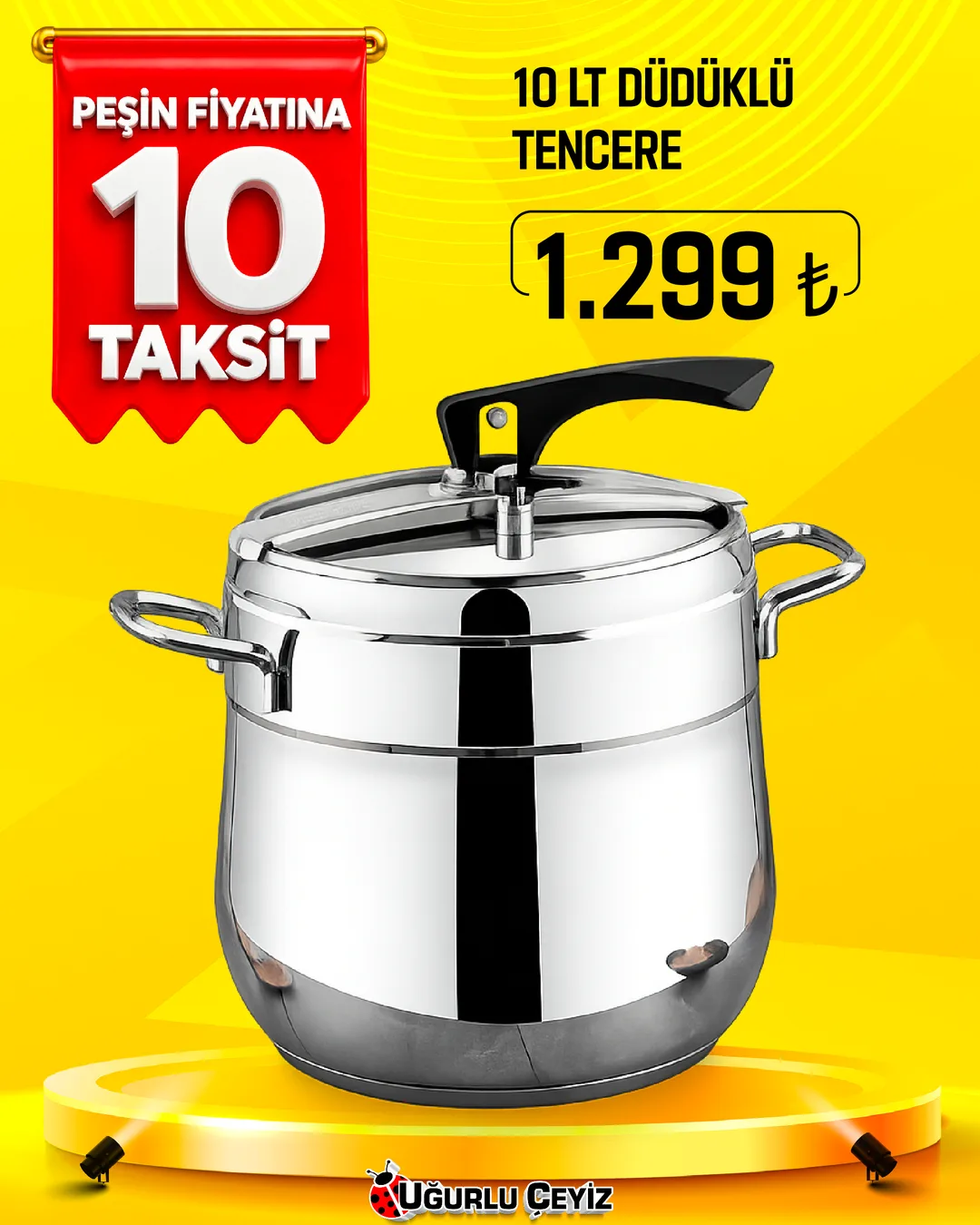 Özlife 10 Lt Düdüklü Sade Du 4043