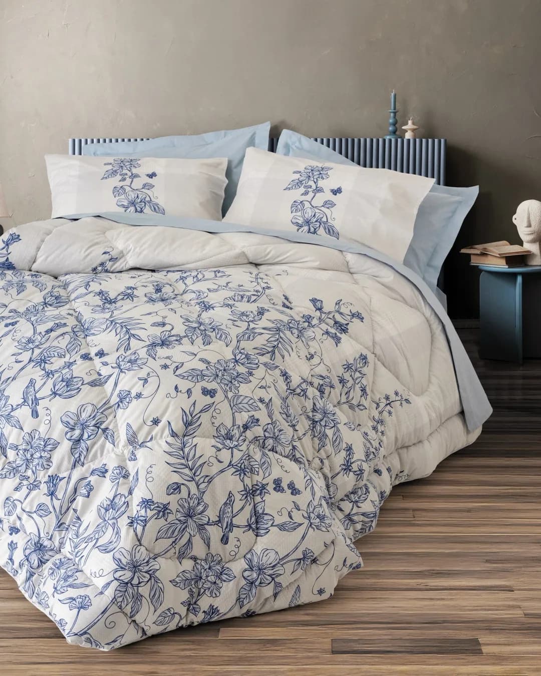 Cotton Box BOX Uyku Seti Çift Kişilik Modelıne RNF Lınora Mavı - 1. görsel