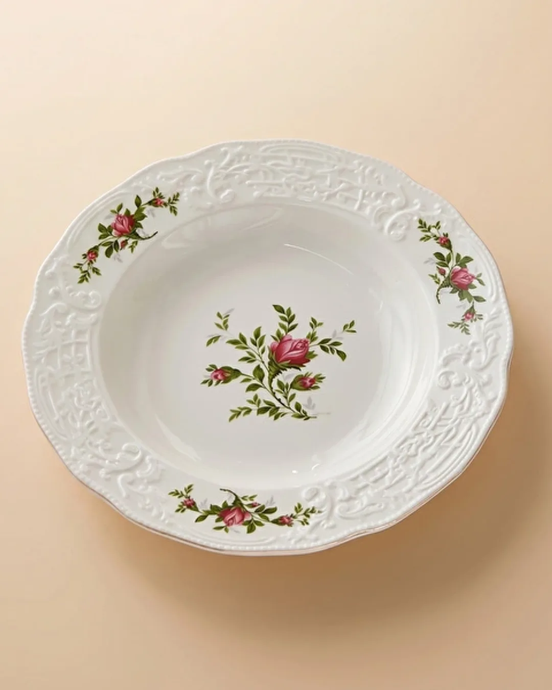 Karaca Vintage Rose Çukur Tabak