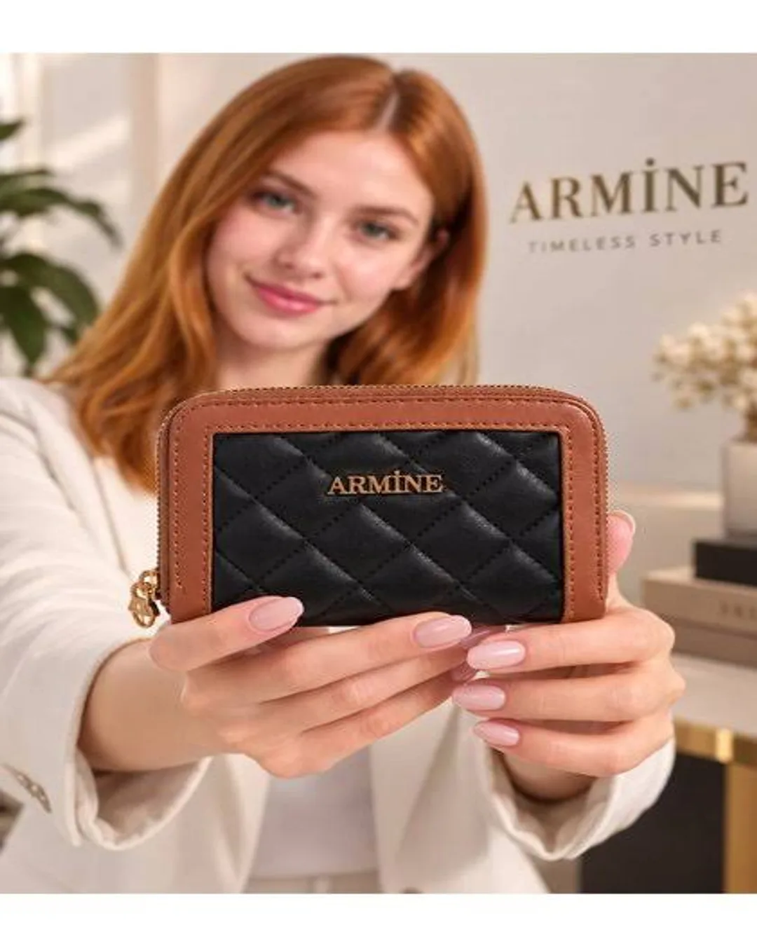 Armine Bayan Çanta Taba C 34 - 1. görsel