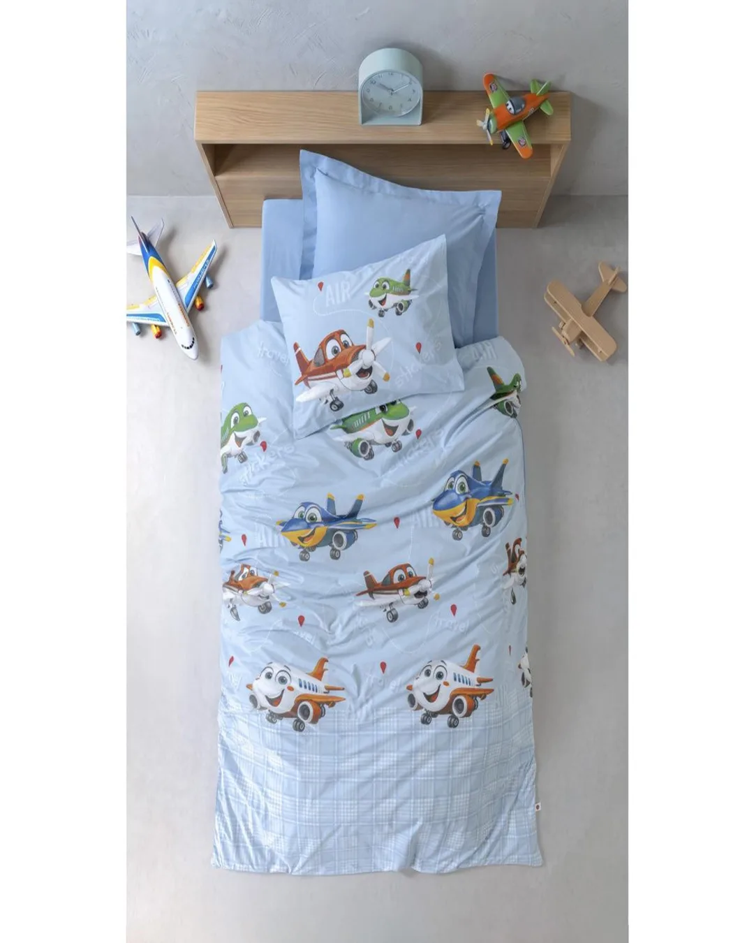 Cotton Box Uyku Seti Tek Kisilik Cb Junior Rnf Jetty Indigo - 1. görsel