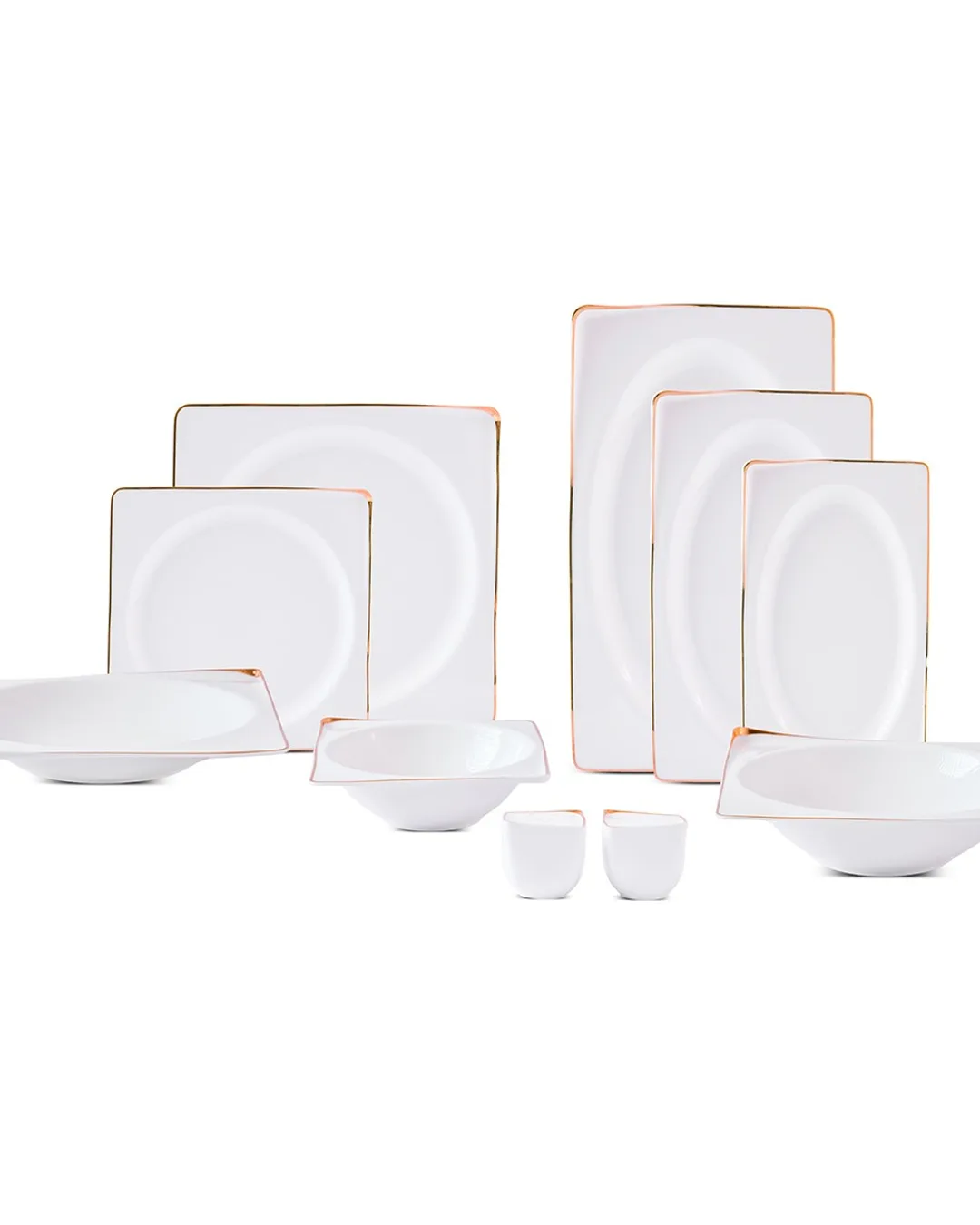 Aryıldız Yemek Takımı 56 Parça Crystal Ixir Gold 153 Ar 265413 - 1. görsel