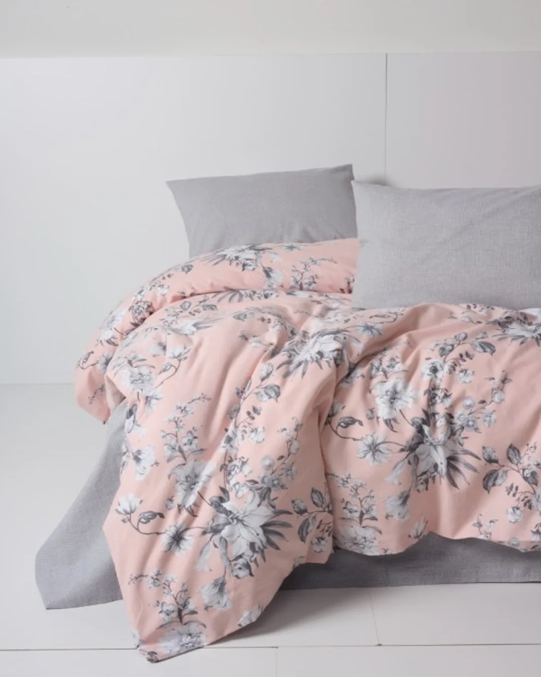 Cotton Box Nevresim Takımı Çift Kişilik Flanel Petit Pudra - 1. görsel