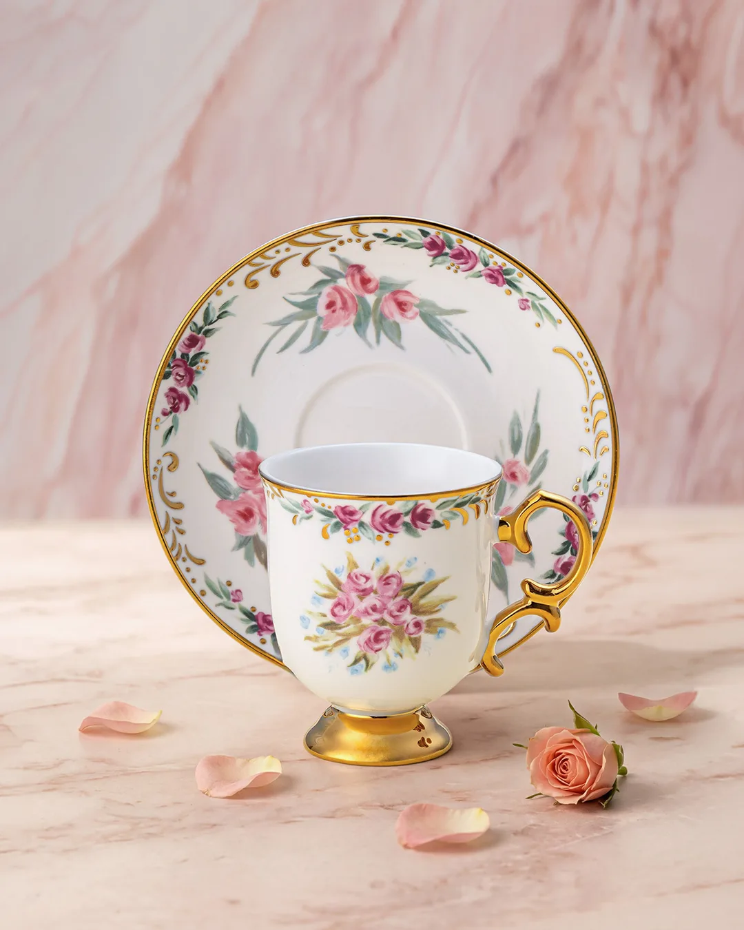 Emsan Kahve Fincan 6 Kişilik Rose - 1. görsel
