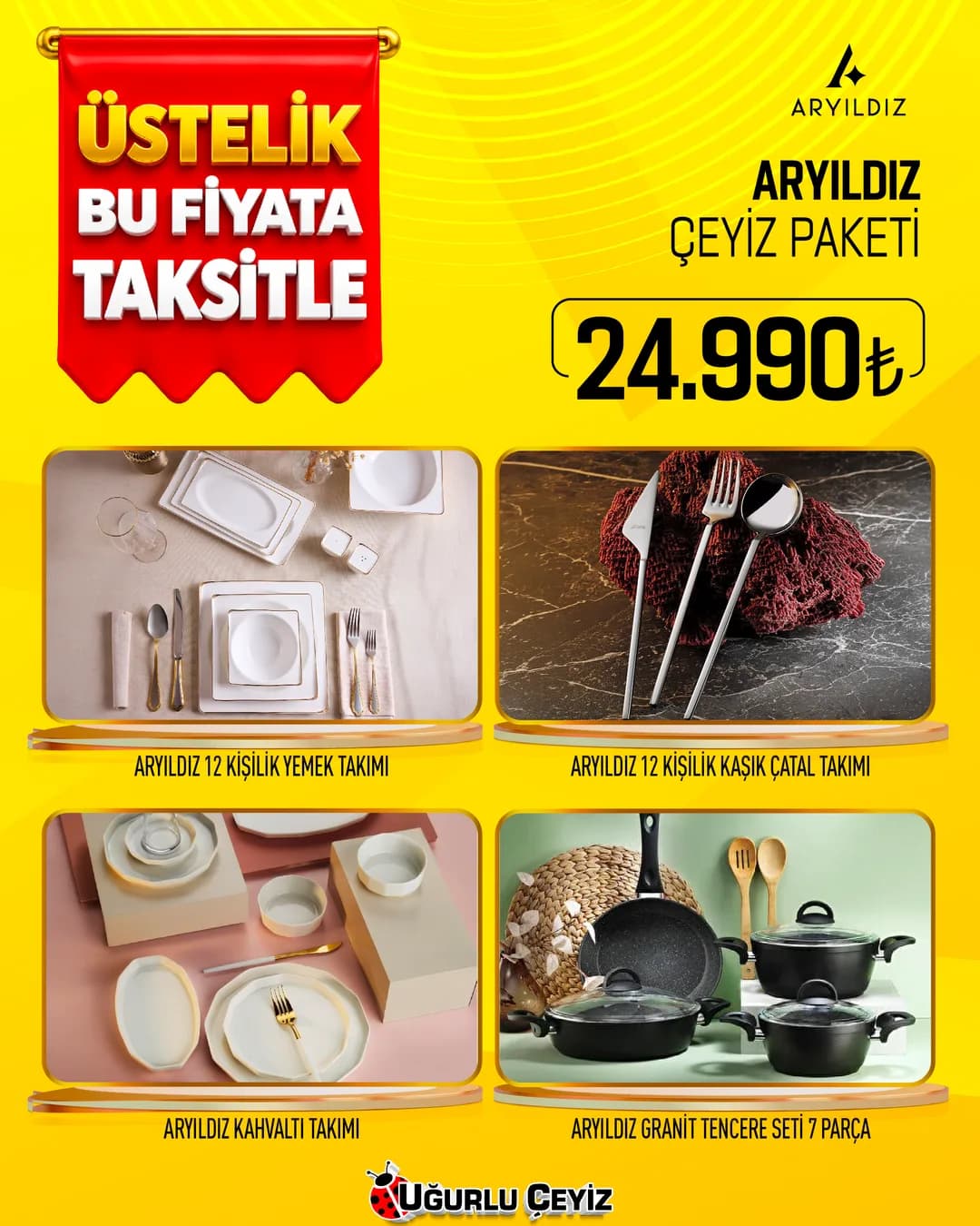 ARYILDIZ İXİR ÇEYİZ PAKETİ - 1. görsel