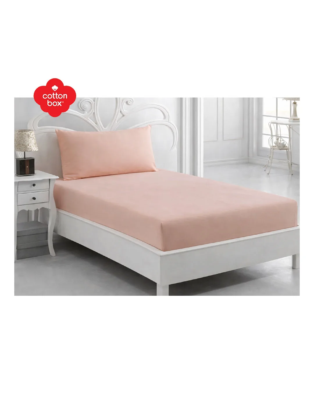 Cotton Box Çarşaf Seti Çift Kişilik 160*200 Fitted Rollpack Asorti - 1. görsel