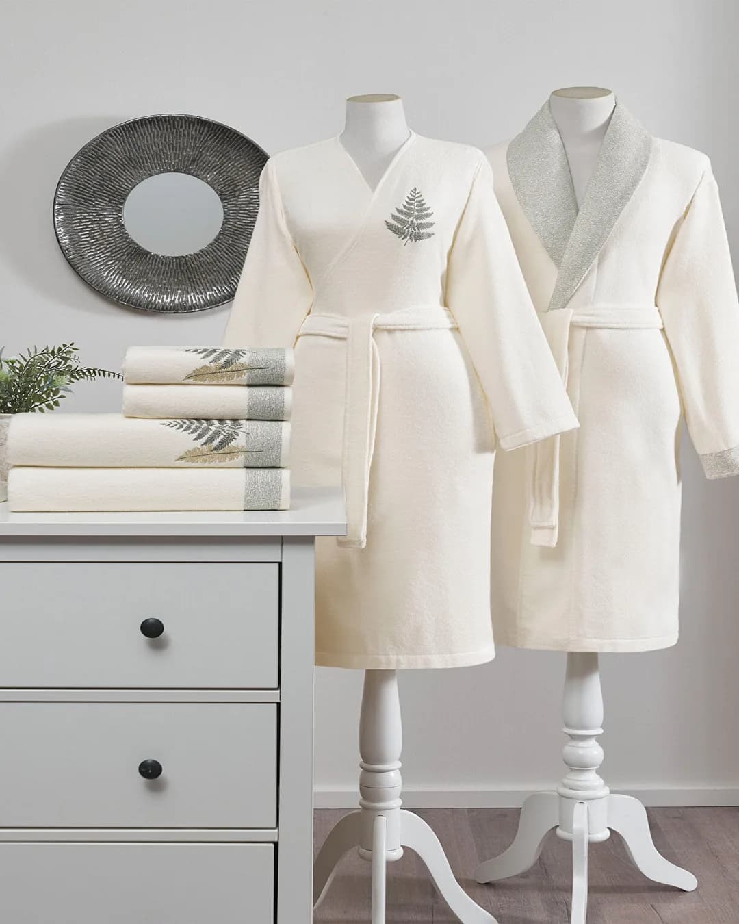 Özdilek Aile Seti Cotton Bliss Krem Yesil - 1. görsel
