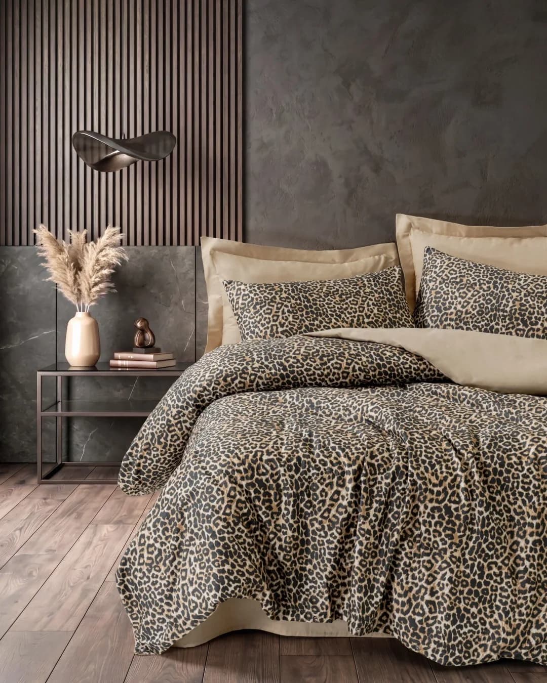 Cotton Box Çift Kişilik Nevresim Takımı Saten Kalahari Bej - 1. görsel