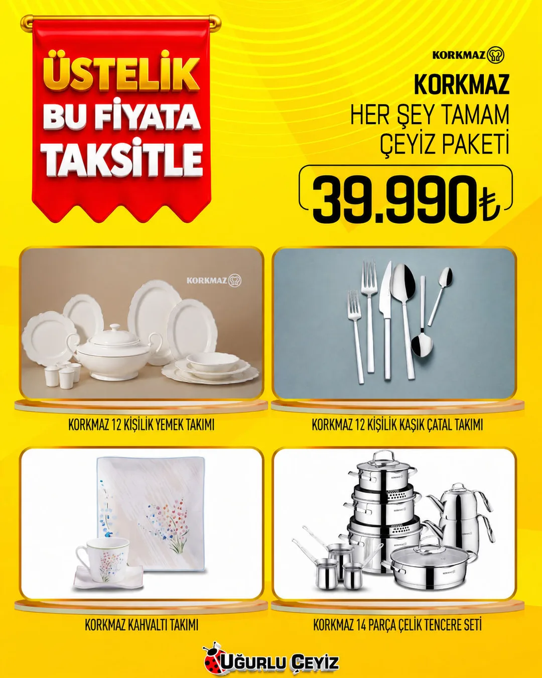 KORKMAZ ÇEYİZ SANDIĞI PAKET - 1. görsel