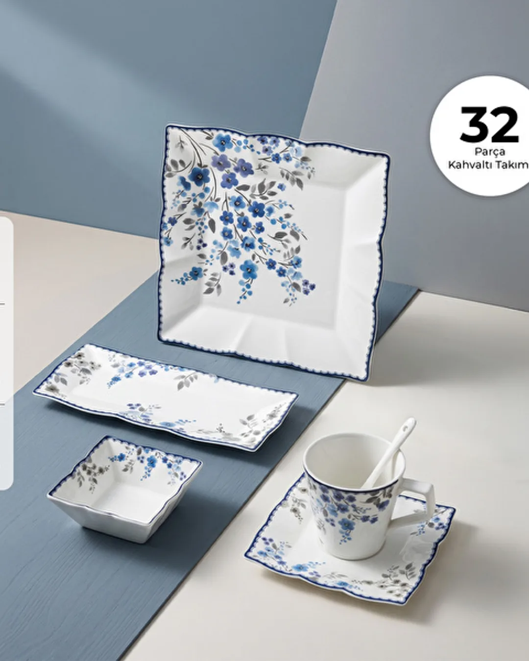 Emsan Kahvaltı Takımı 32 Parça Azur