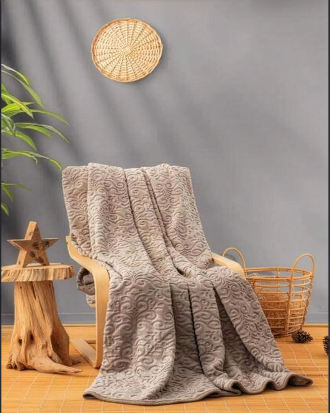 Cotton Box Battaniye Çift Kişilik Emboss Capp - 1. görsel