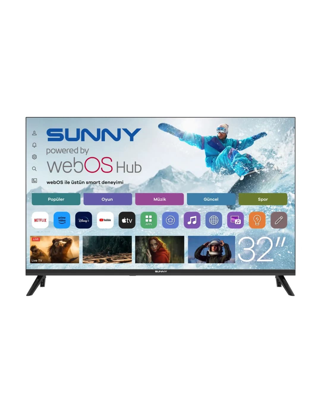 Sunny LED TV Sn 32 Hmln W20S TRSNDLD032169600