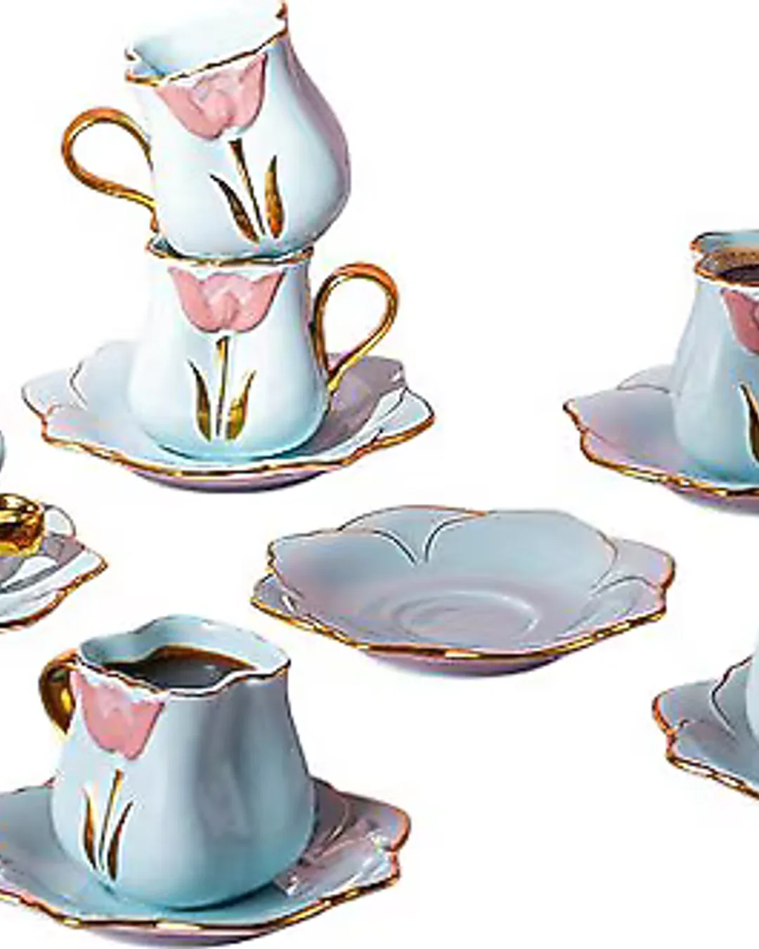 Emsan Kahve Fincan 6 Kişilik Zerginar Multicolor - 1. görsel
