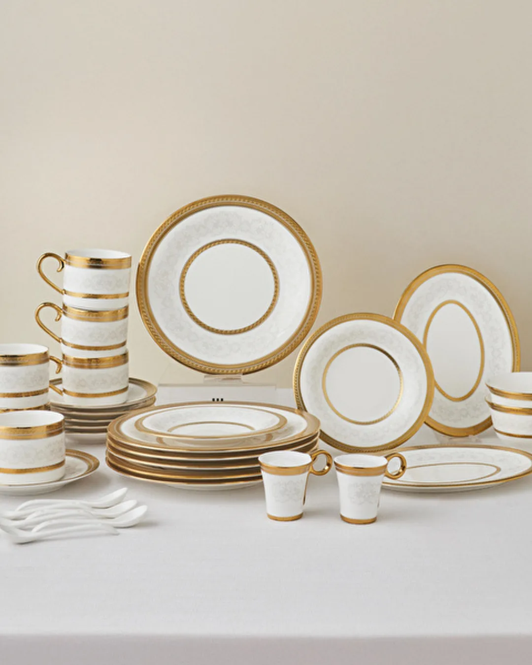 Karaca Kahvaltı Set Royal Bone Charlotte Gold - 1. görsel