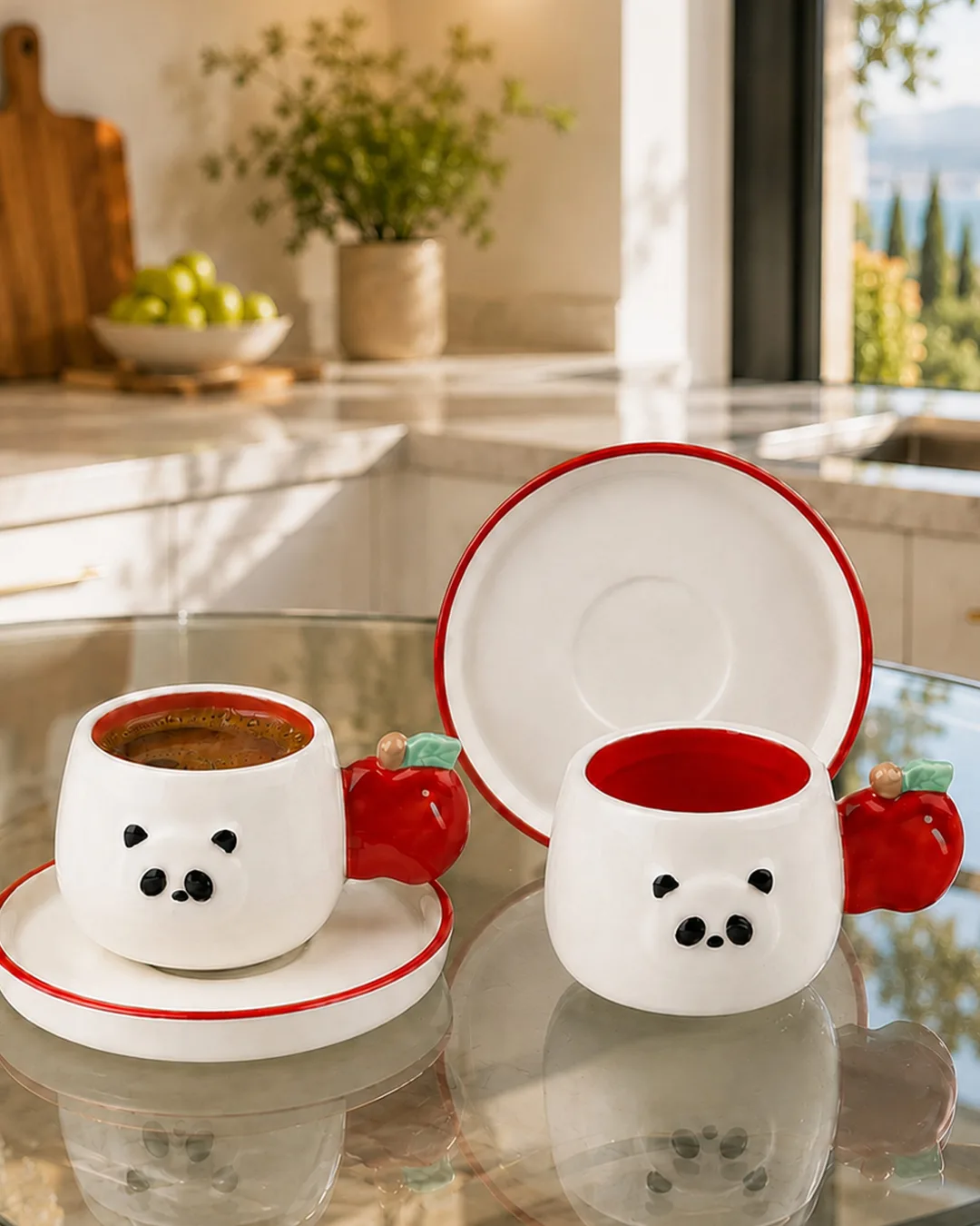 Kosova Fincan Seti 2 Li Panda Fcr 06 09106 - 1. görsel