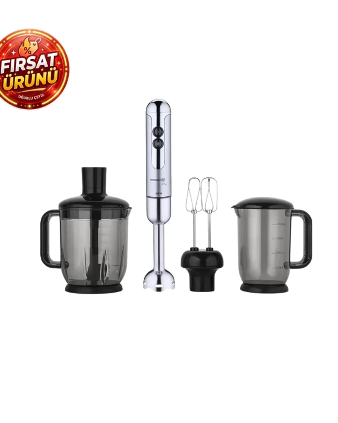 Korkmaz Blendir Set Mega INOX A 447 16 - 1. görsel