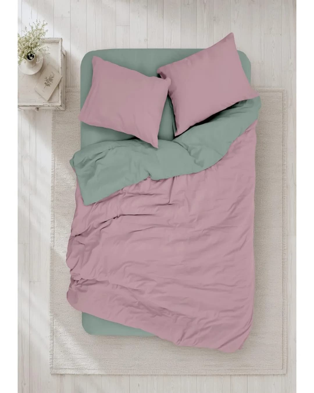 Cotton Box Nevresim Takimi Tek Kisilik Plain Rnf G Kurusu Adacayi - 1. görsel