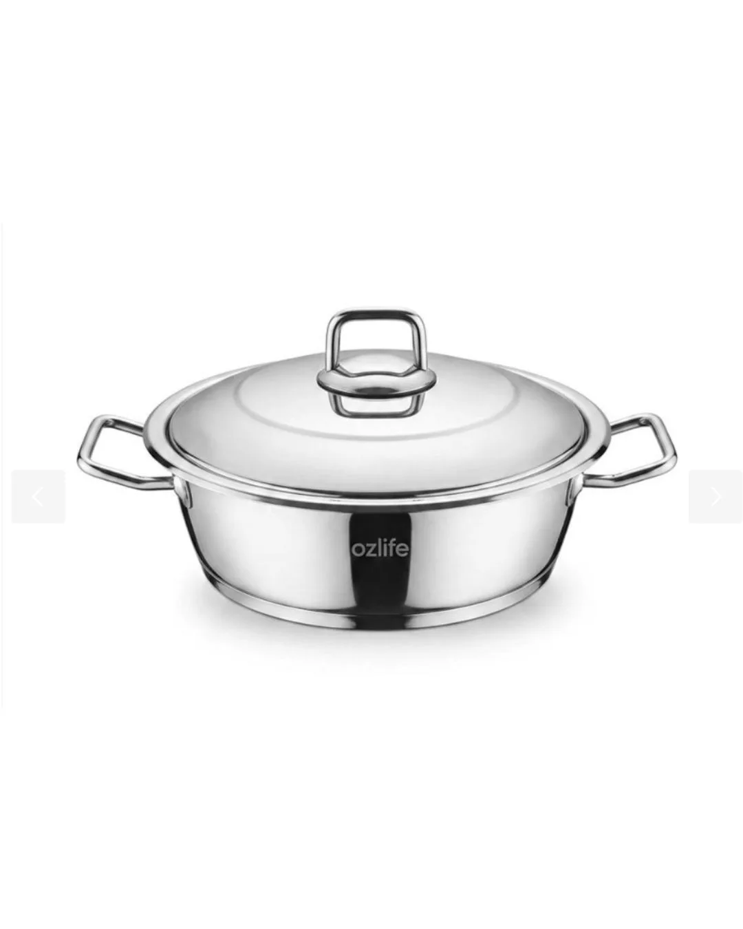 Özlife 40*26 Cm Tencere Çelik Kapak Sade Kros Tc 4078 - 1. görsel