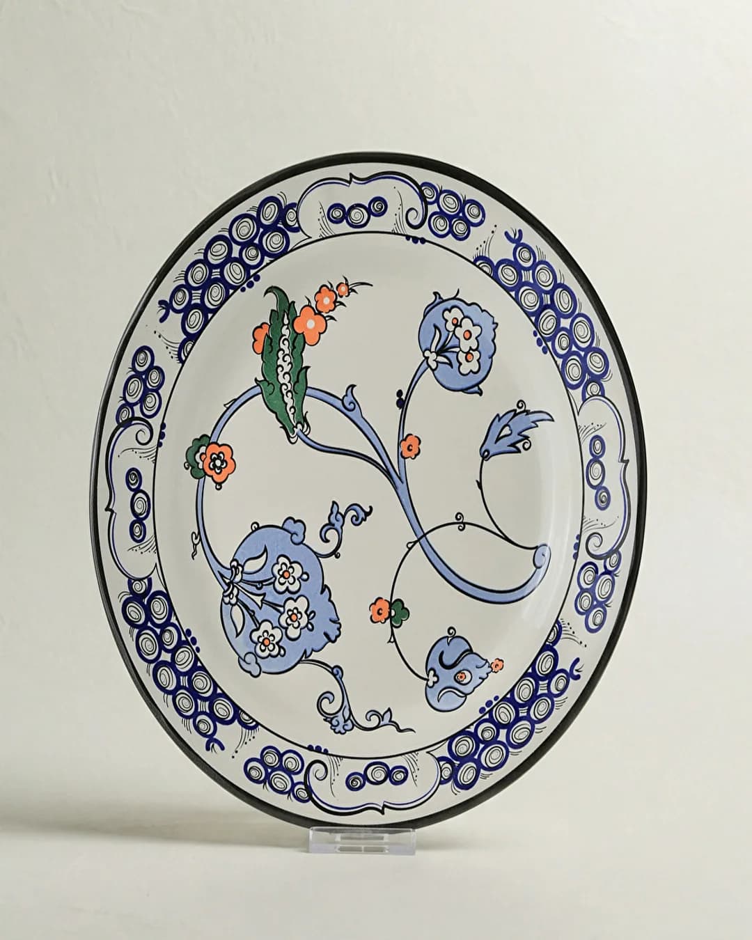 Karaca 26 Cm Servis Tabak Iznik Serisi Hatai Multicolor - 1. görsel