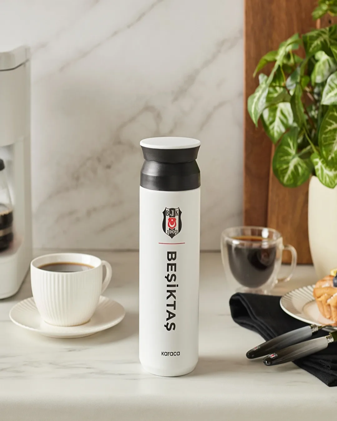 Karaca Termos 500 Ml Besiktas X Logo - 1. görsel