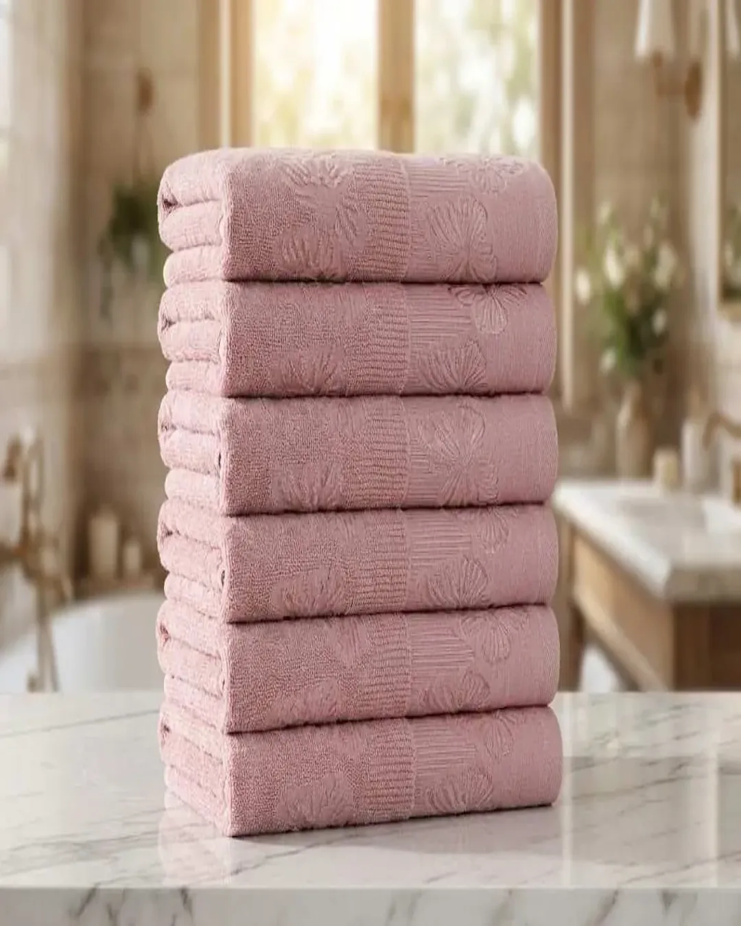 Özdilek Havlu 50*90 Spread Pembe - 1. görsel