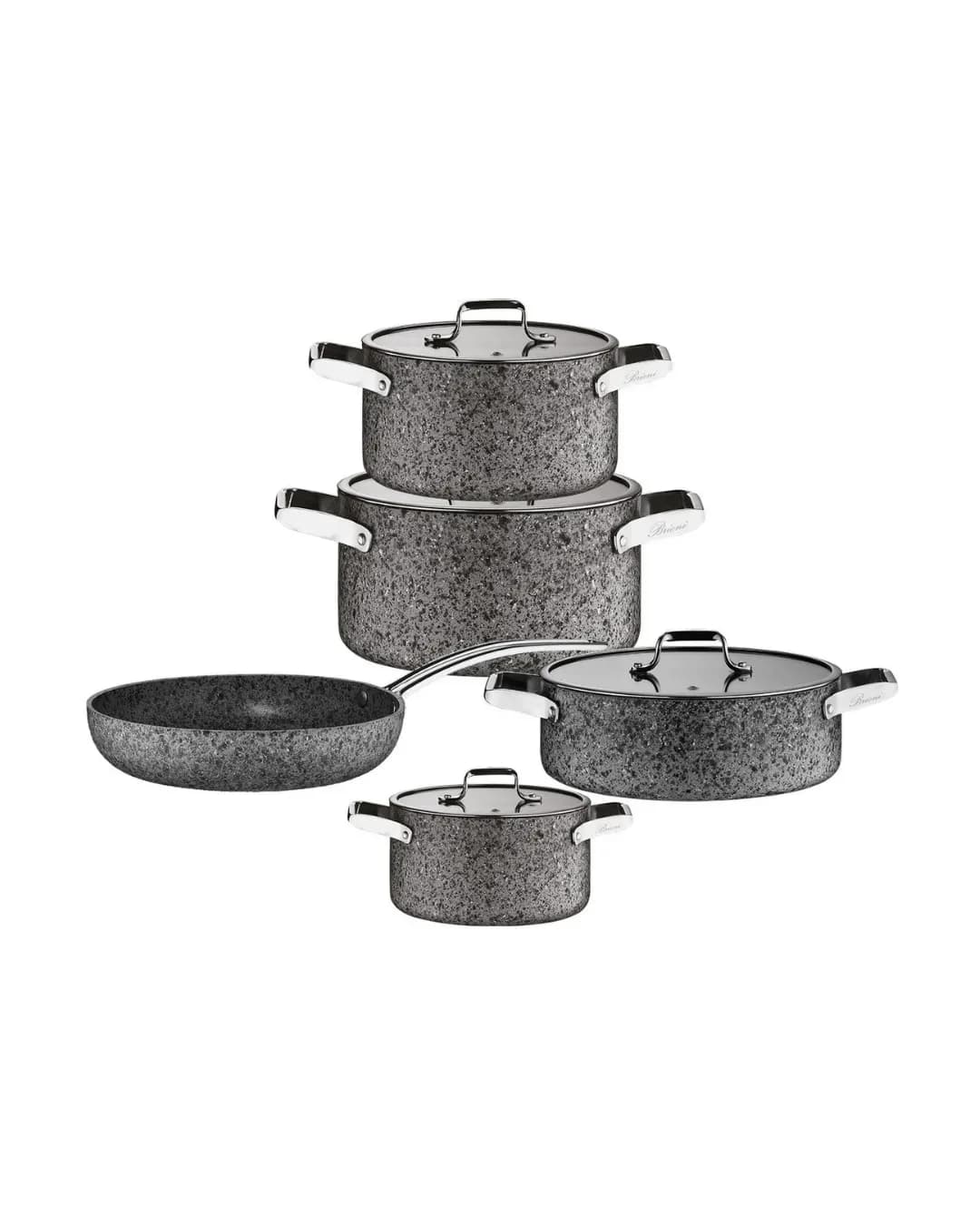 Brioni Tencere Set 9 Parça Stone Sh 151