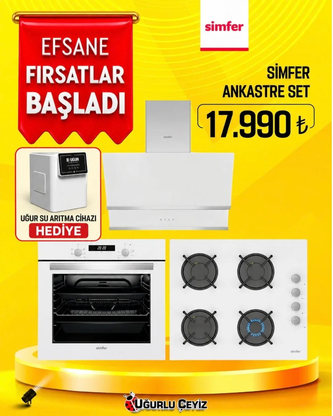 Simfer Ankastre Set - 1. görsel