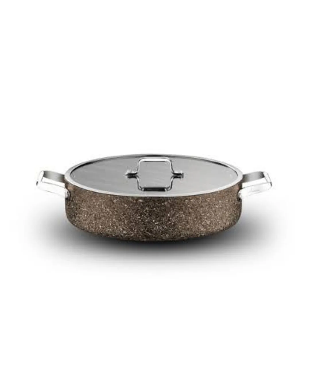 Brioni Tencere 30 CM Basık Stone AGE Terra SHT 126 - 1. görsel