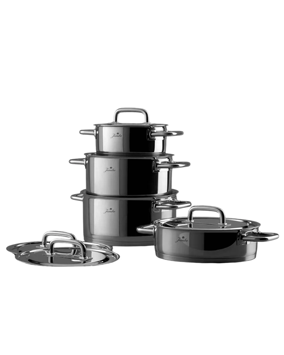 Jumbo Tencere Set 8 Parça Metalıx 8681085310424 - 1. görsel
